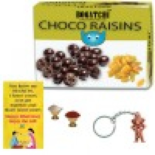 Complete Bhai Dooj Gift Hamper for Sister, Chocolate Coated Raisins, 100g + FREE Bhai Dooj Greeting Card + Free Teddy